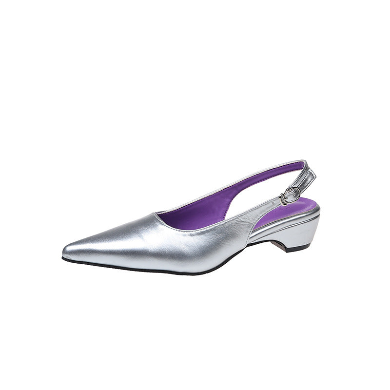 Damen Slingback-Pumps mit spitz zulaufendem Design und elegantem Absatz EB