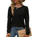 Damen stilvolles Pullover mit gerafften Ärmeln R&B