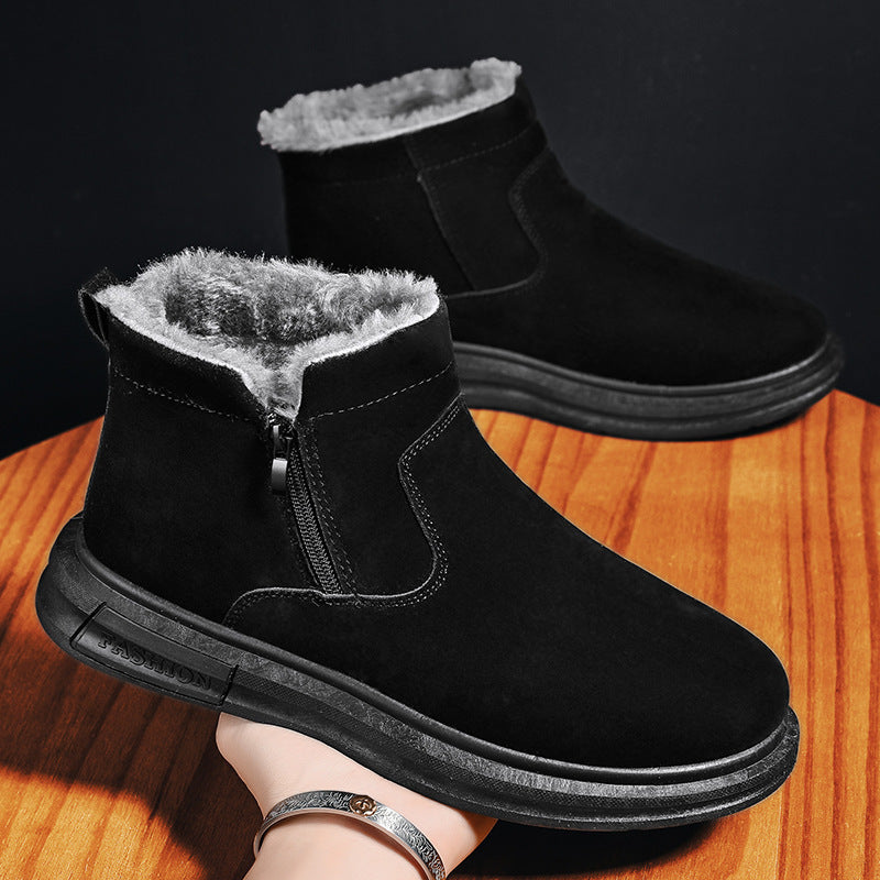 Damen Modische Winterboots mit isolierendem Innenfutter und leichtem Reißverschluss R&B