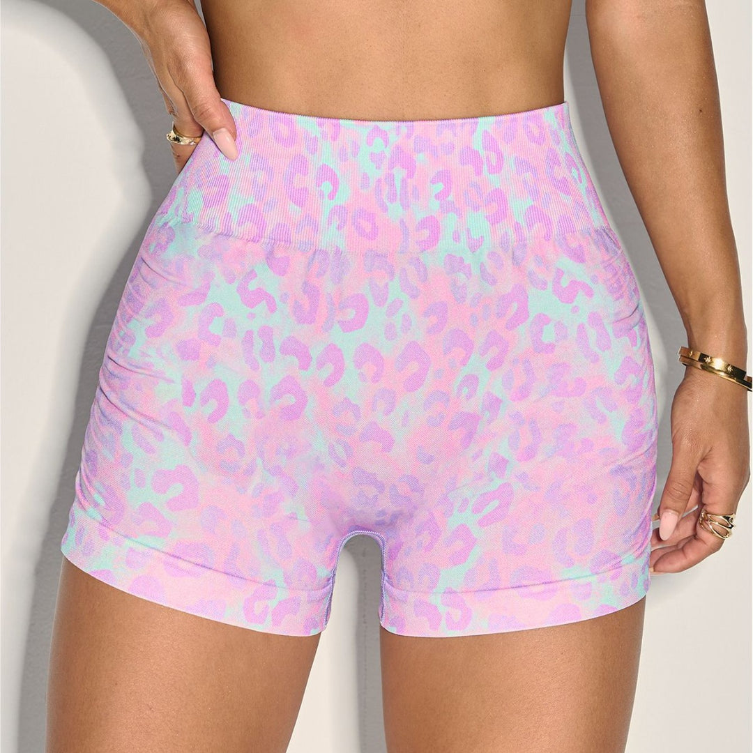 Damen Sportliche High-Waist Shorts R&B