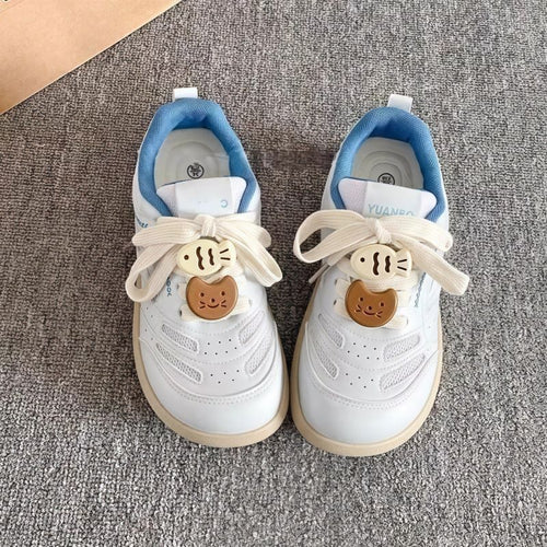 Damen Sportliche Sneakers mit süßem Tiermotiv und innovativem Schnürsystem R&B