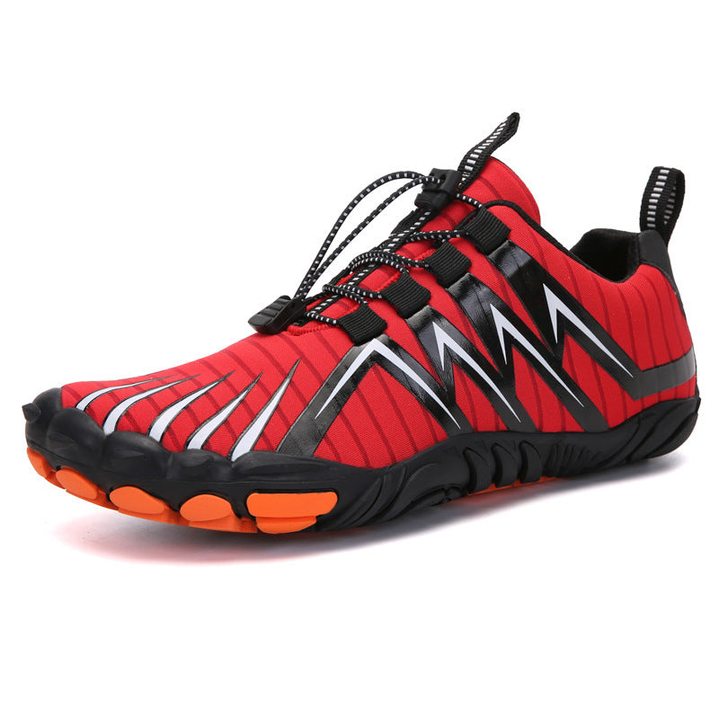 Damen nan elastischer Aquasport-Schuh mit Schnellzugverschluss, rutschfester Gummisohle und flexiblem Zehenschutz R&B