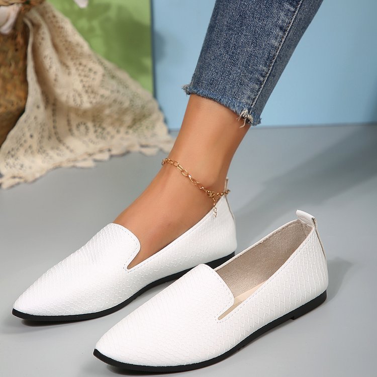 Damen Stilvolle und komfortable Ballerinas mit großem Schleifendetail R&B
