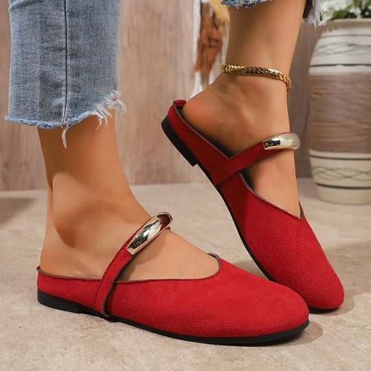 Damen Ballerinas mit eleganter Riemchenverzierung R&B