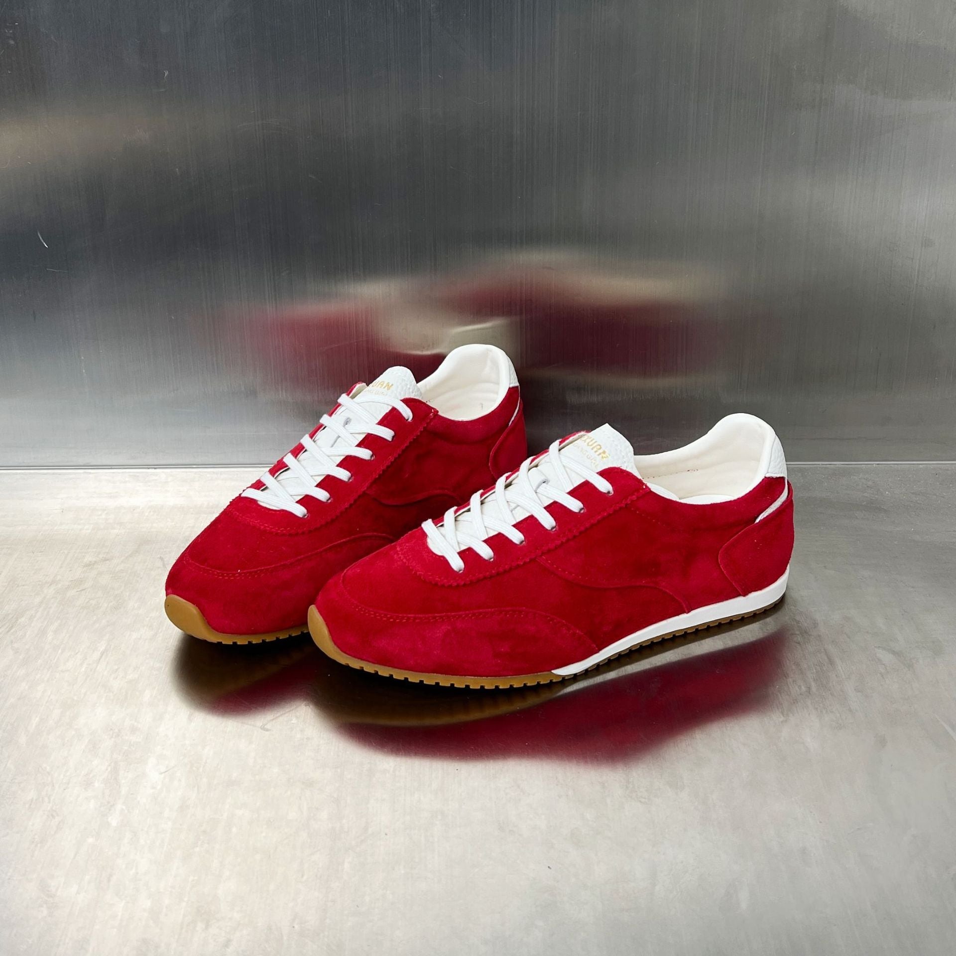 Damen Sportliche Wildleder Sneakers mit atmungsaktiver Oberflächenstruktur R&B