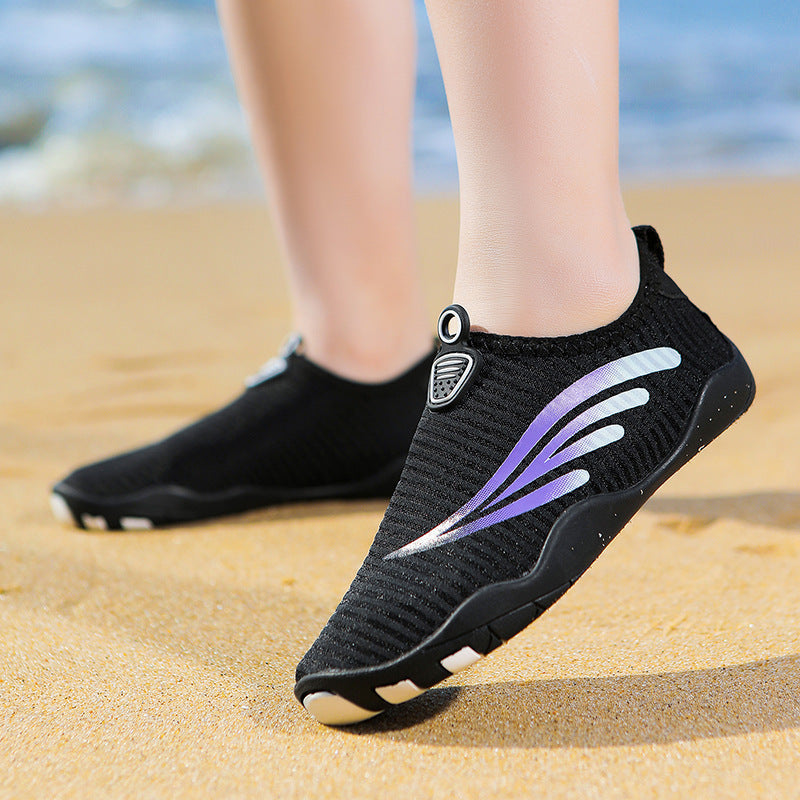 Damen Wassersport Aquaschuhe mit flexiblem Obermaterial und rutschfester Sohle