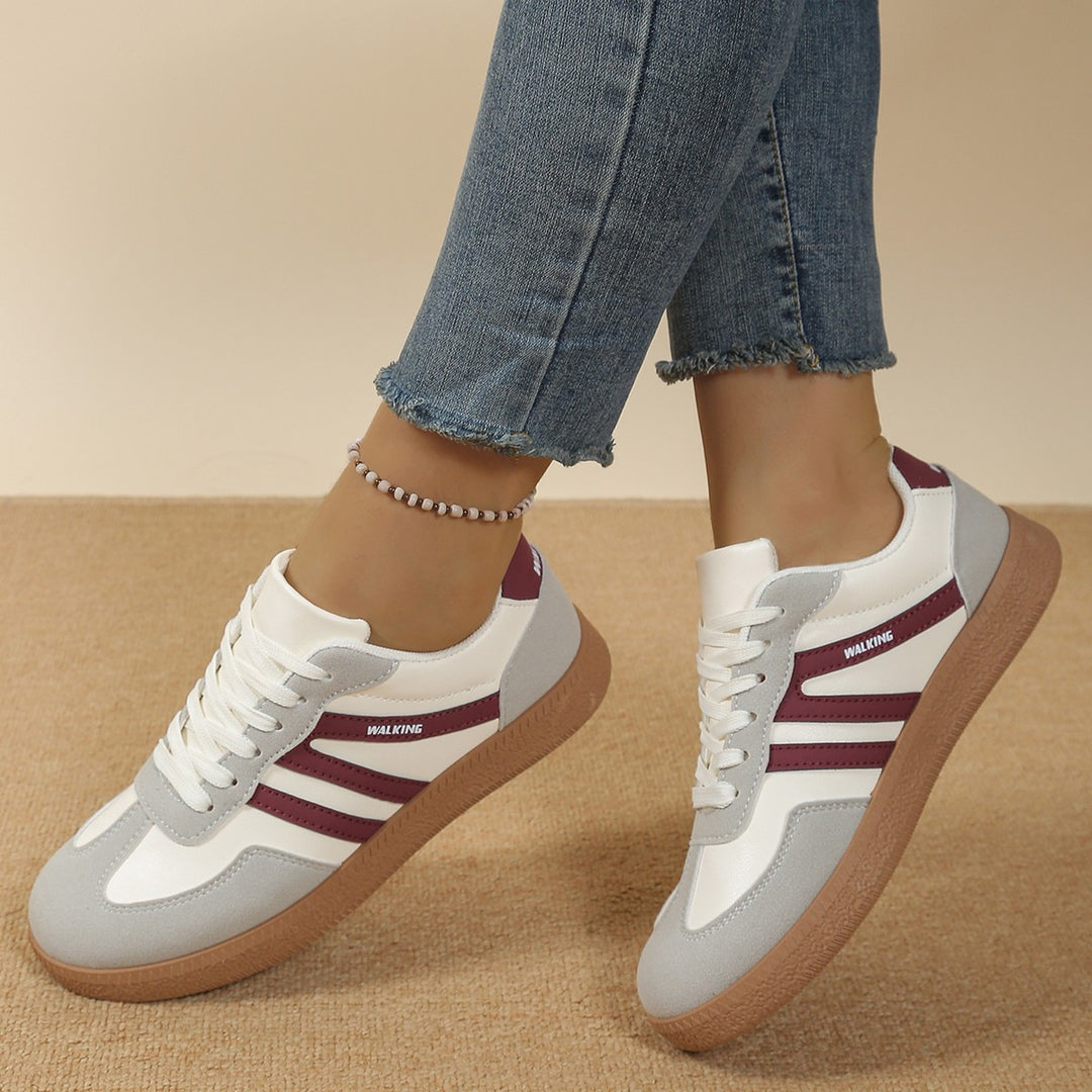 Damen Sportliche Sneakers mit rutschfester Sohle und weichem Innenfutter R&B