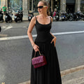 Damen Maxikleid mit einzigartigem Wickeldesign und taillierter Silhouette R&B