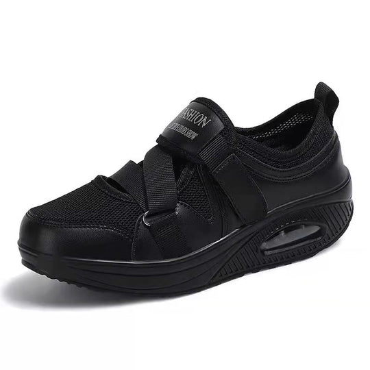 Damen Sportliche Sneakers mit atmungsaktivem Mesh-Obermaterial und gepolsterter Sohle R&B