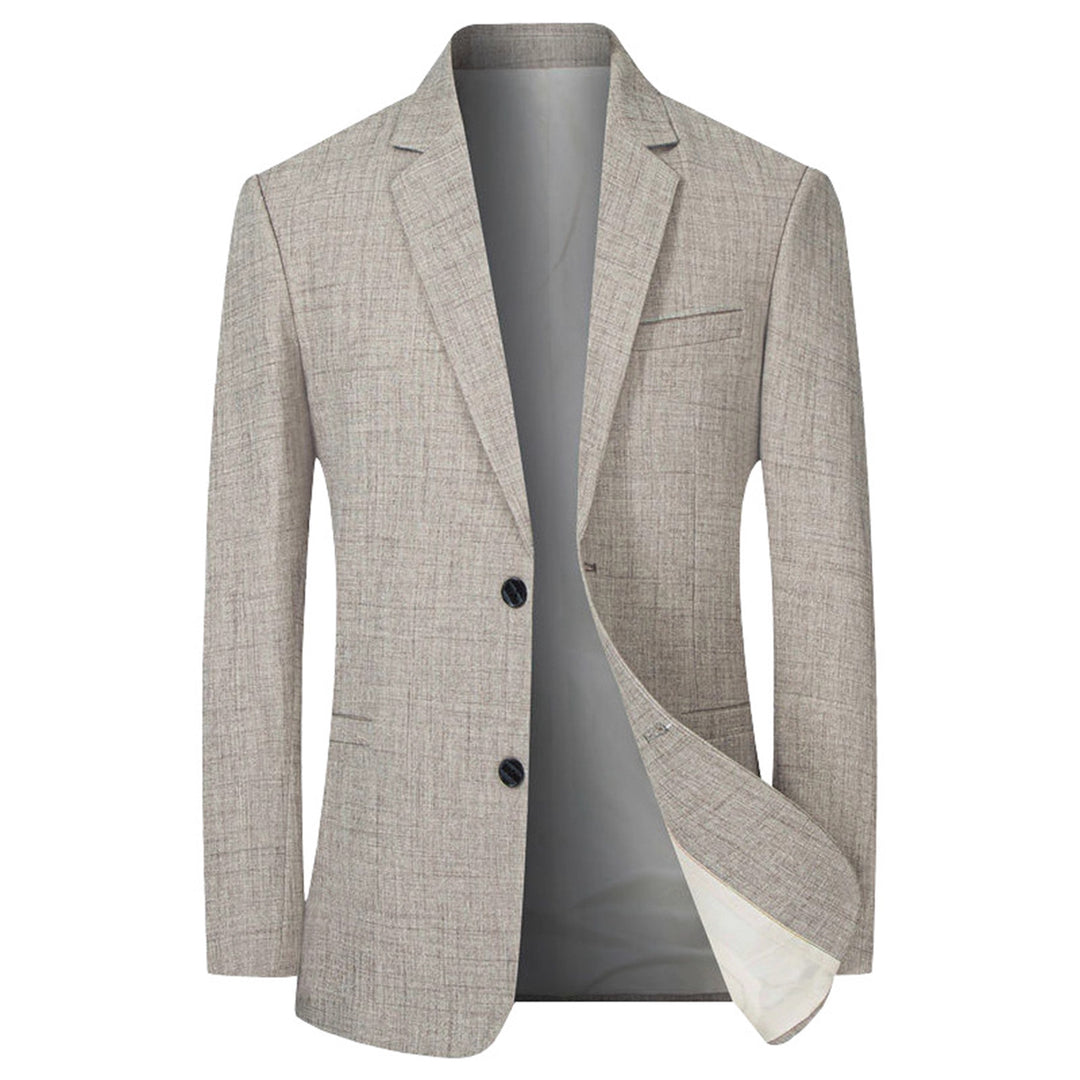 Herren eleganter und strukturierter Blazer mit modischen Details R&B