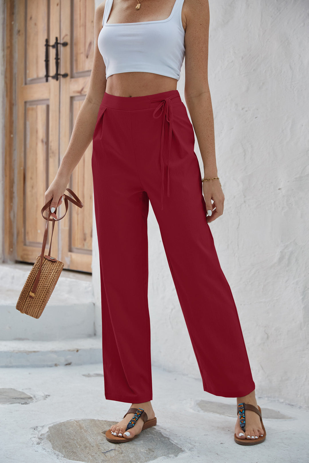 Damen weiche Chinohose R&B