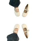 Damen Ballerinas mit verstellbarem Riemen und dekorativen Details R&B