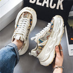 Damen Komfortable Sneakers im Ethno-Stil mit dämpfender Sohle R&B