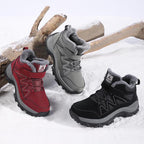 Damen isolierte Outdoor-Wanderstiefel mit rutschfester Sohle und atmungsaktivem Obermaterial