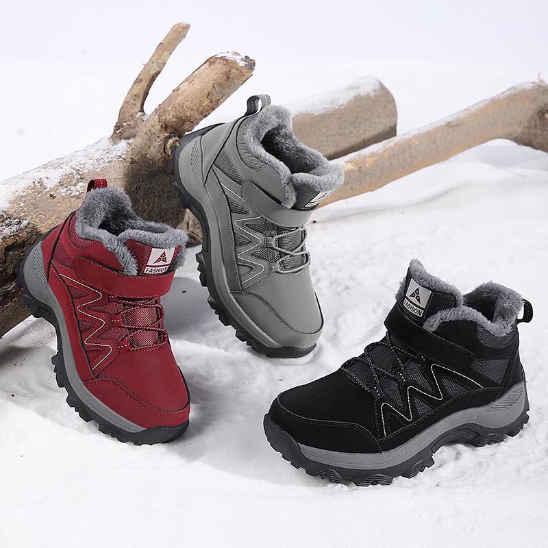 Damen isolierte Outdoor-Wanderstiefel mit rutschfester Sohle und atmungsaktivem Obermaterial