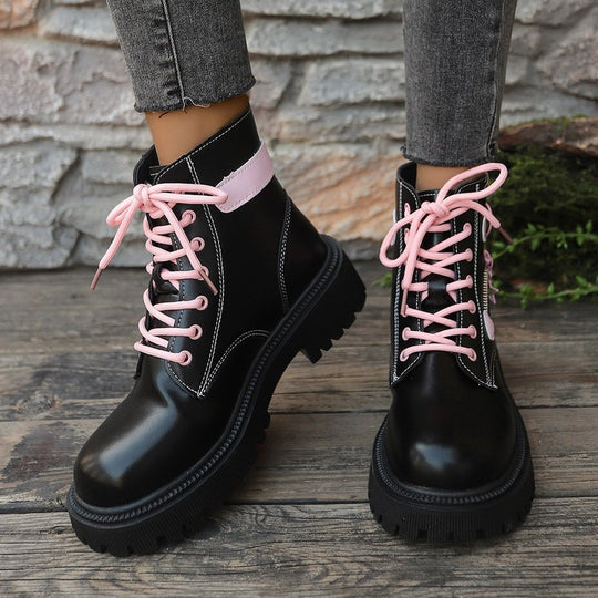 Damen Modische Stiefel mit Herz- und Stern-Details R&B