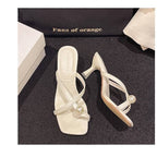 Damen Sandalen mit elegantem Perlenschmuck R&B