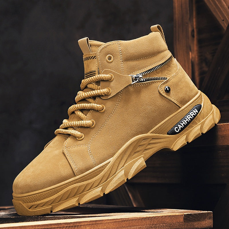 Damen Hohe Sneaker mit einzigartiger Reißverschluss-Detail und robustem Profil R&B