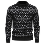 Herren Rollkragenpullover mit modernem Strukturdesign