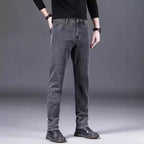 Herren modische Slim-Fit Jeans aus weichem Denim