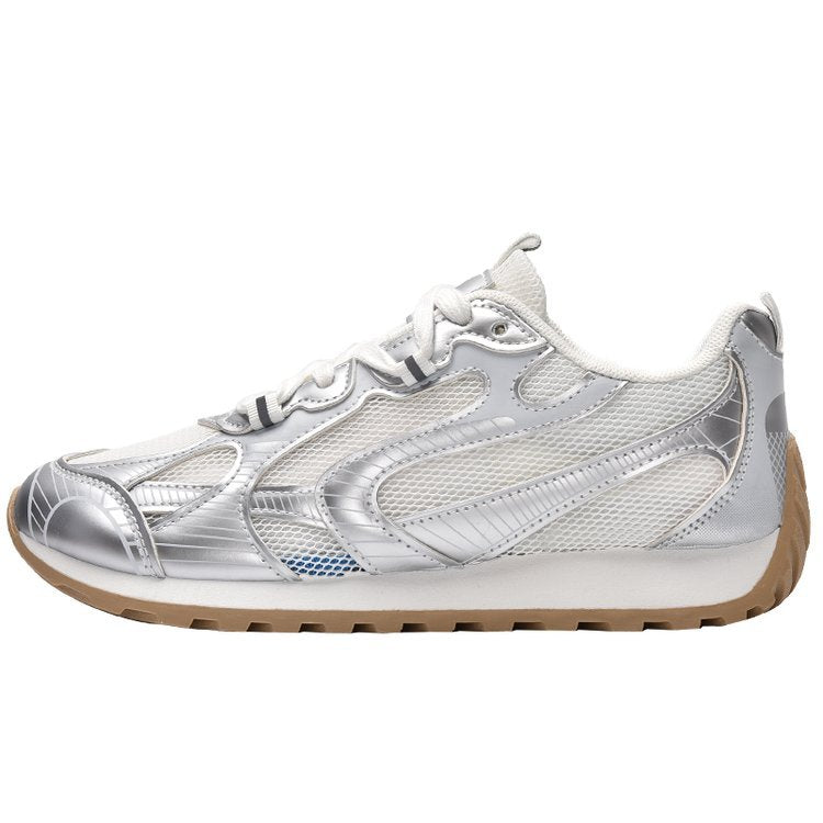 Damen Sportliche Lauf-Sneaker mit atmungsaktiver Mesh-Oberfläche und stoßdämpfender Sohle R&B