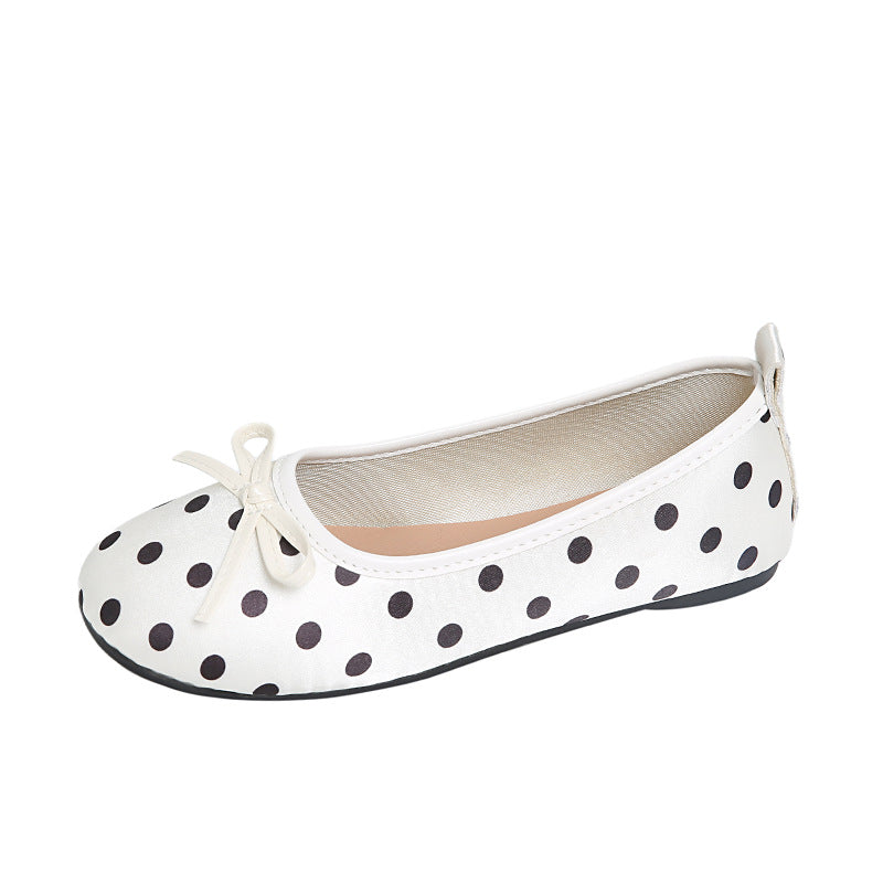 Damen Ballerinas mit verspieltem Punktedesign und zartem Schleifen-Detail R&B
