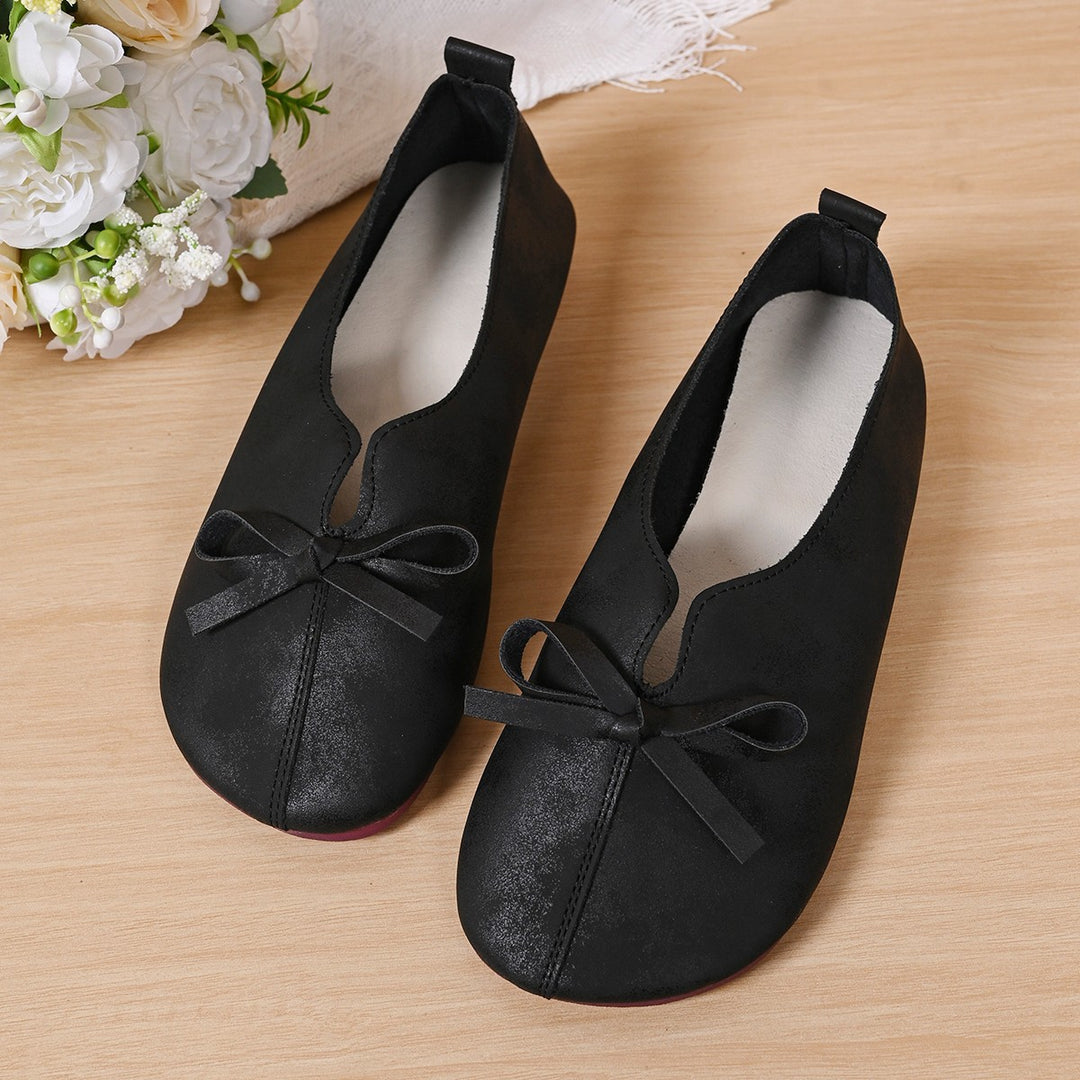 Damen Ballerinas mit modischem Schleifendesign und bequemer Sohle R&B