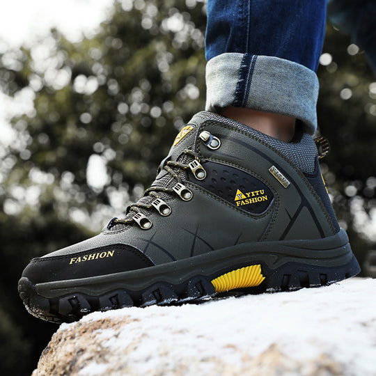 Herren Hochfunktionale Wanderschuhe mit verstärktem Knöchelschutz und rutschfester Sohle R&B