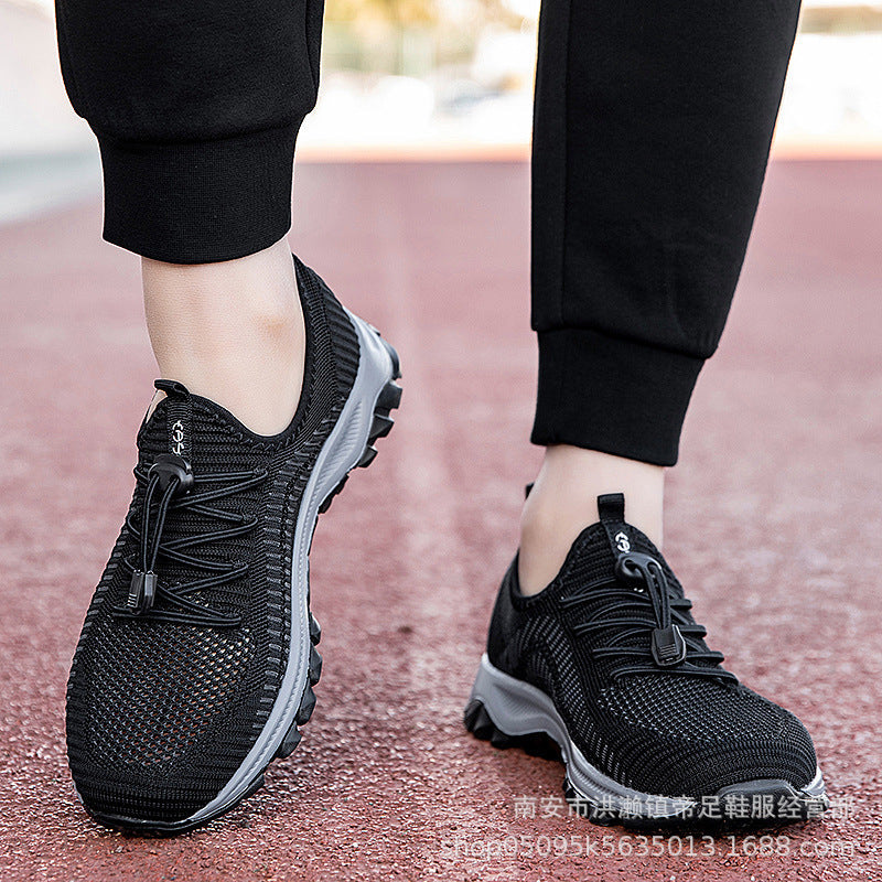 Damen Sportliche Schnürsneaker mit atmungsaktiver Struktur R&B