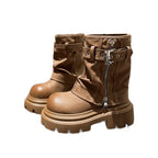 Damen Stiefeletten mit stylischem Schnallenverschluss und robustem Sohlenprofil R&B