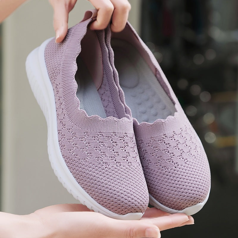 Damen Atmungsaktive Slip-On Sneakers mit komfortabler Sohle R&B