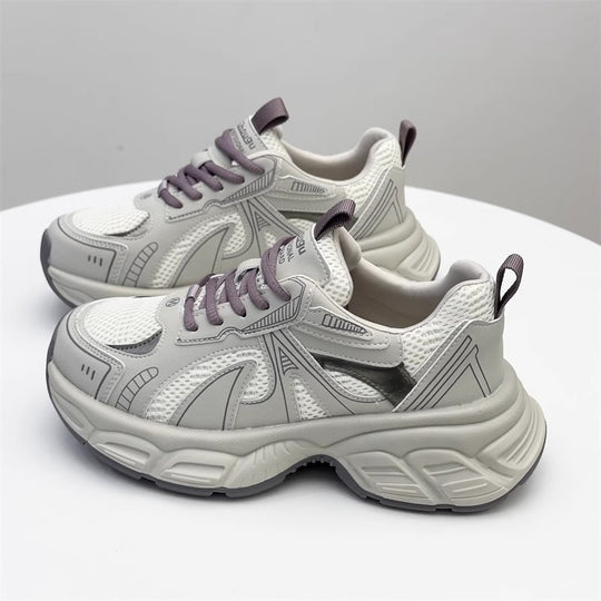 Damen Sportliche Laufsneaker mit atmungsaktiver Mesh-Technologie und dämpfendem Sohlenprofil R&B