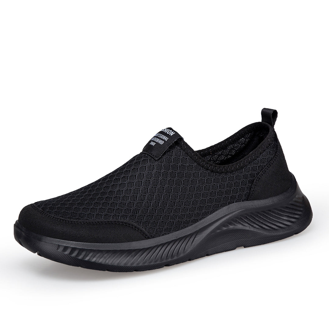 Damen Bequeme Slip-On Freizeitschuhe mit atmungsaktiver Netzstruktur R&B
