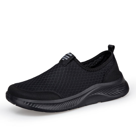 Damen Bequeme Slip-On Freizeitschuhe mit atmungsaktiver Netzstruktur R&B