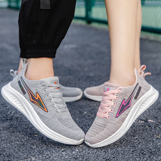 Damen Atmungsaktive Laufschuhe mit rutschfester Laufsohle und flexibler Dämpfungstechnologie R&B