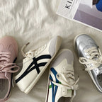 Damen Modische Sneakers im Retro-Look mit atmungsaktiver Obermaterialkombination