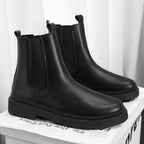 Damen Elegante Chelsea-Stiefel mit robustem Gummizug und rutschfester Sohle
