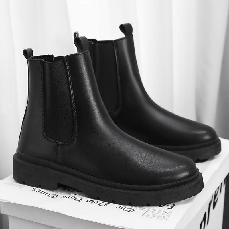 Damen Elegante Chelsea-Stiefel mit robustem Gummizug und rutschfester Sohle