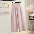 Damen Weite Strickhose mit Zopfmuster