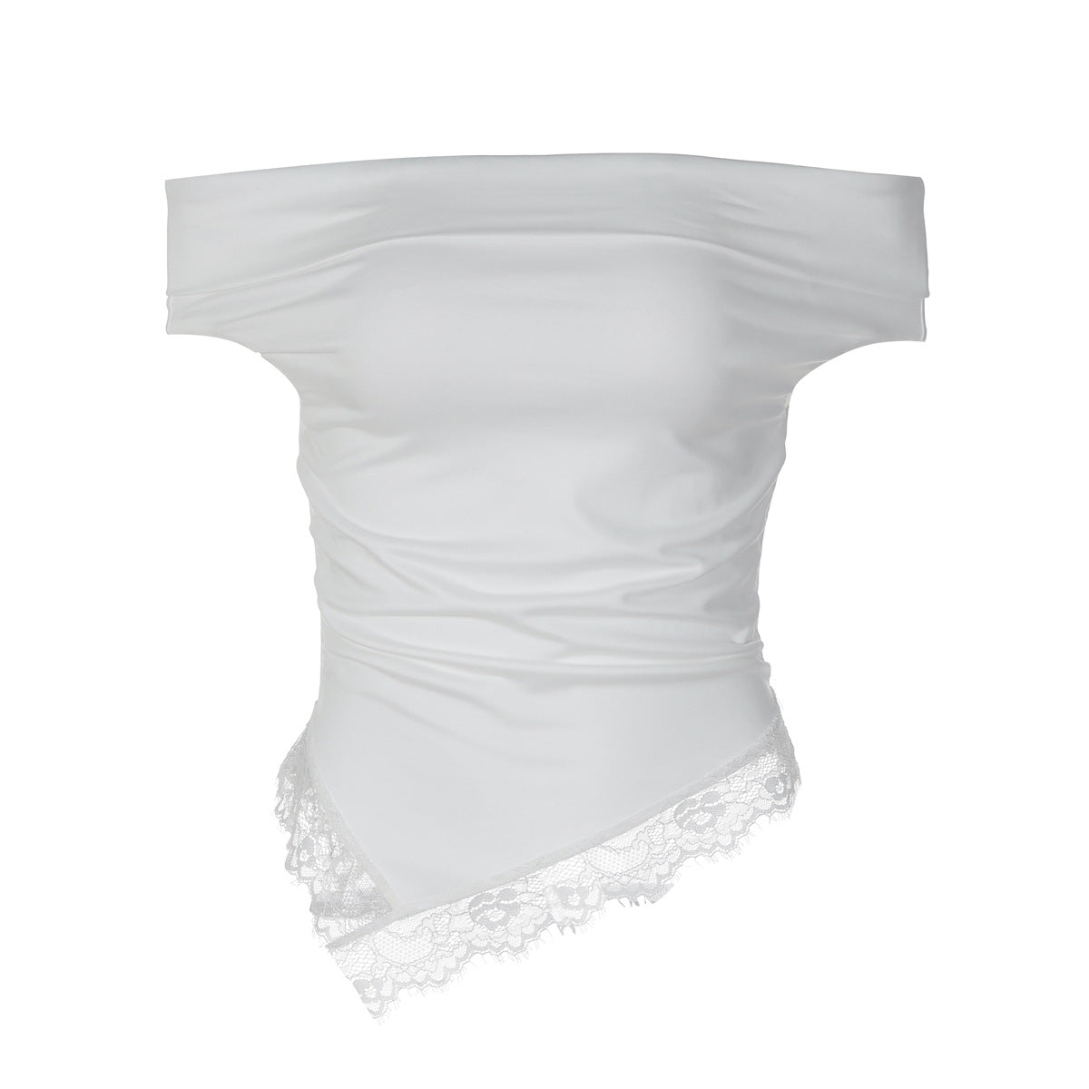 Damen Charmantes Off-Shoulder Top R&B