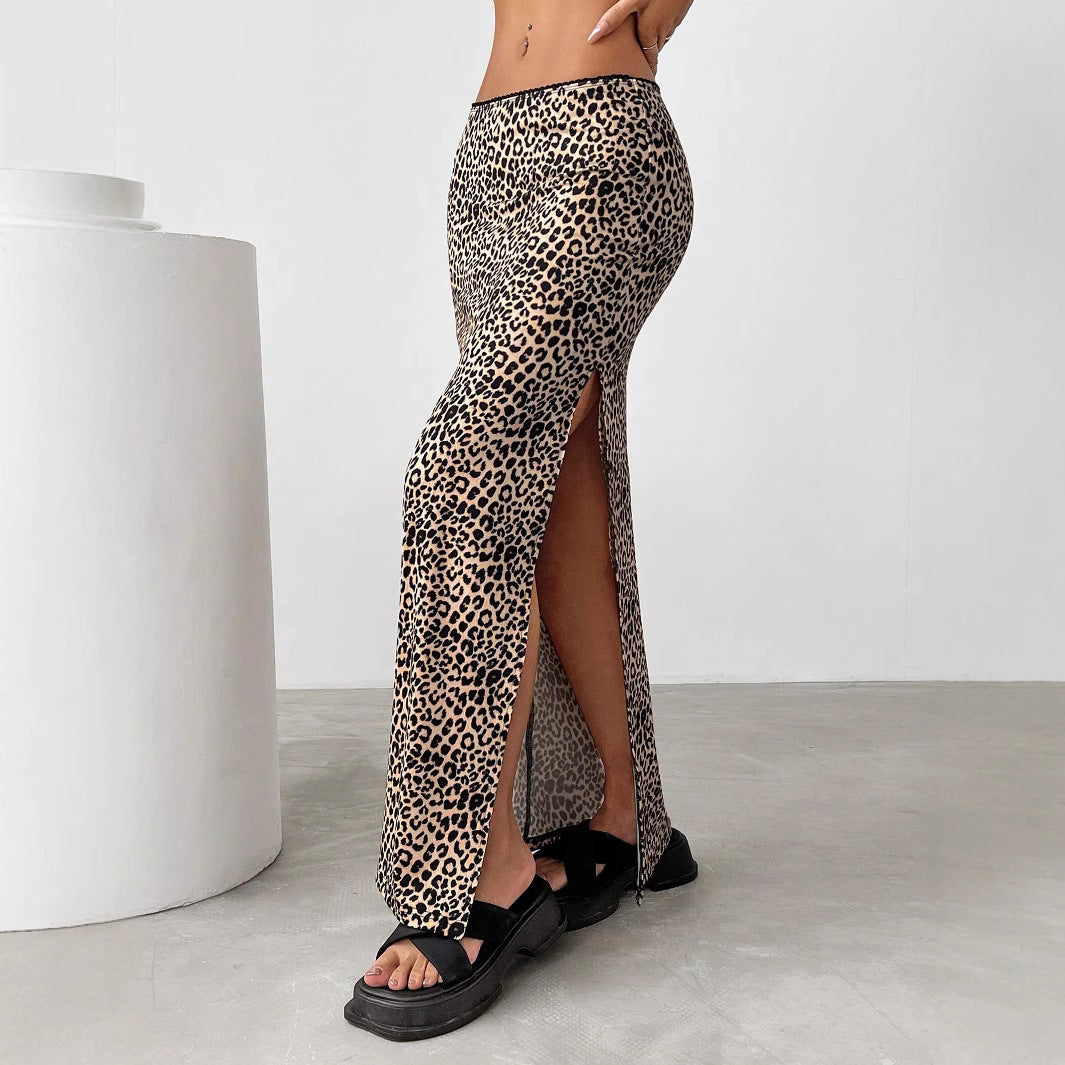 Damen Eleganter Maxirock mit hohem Schlitz R&B