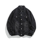 Herren klassische Denim Jacke mit schmalem Schnitt R&B