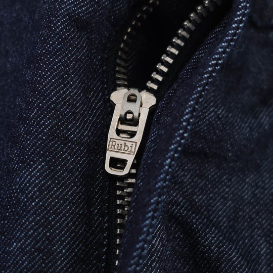 Damen Denimrock mit floraler Spitzenverzierung und fransigem Saum R&B