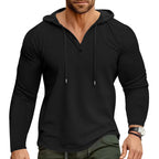 Herren lässiges Kapuzenshirt mit strukturierter Oberfläche R&B