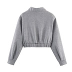 Damen cropped Wolljacke R&B