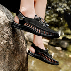 Damen Sportliche Freizeitsandalen mit elastischem Schnellschnürsystem R&B