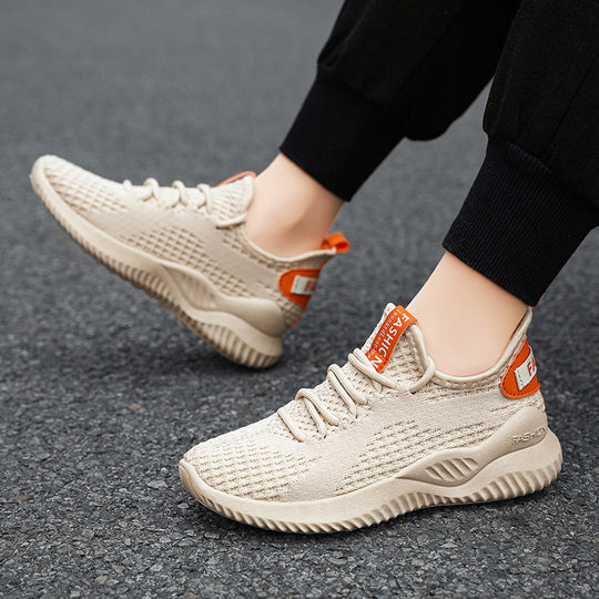 Damen Atmungsaktive Sport-Sneaker mit flexiblem Obermaterial und pflegeleichter Sohle R&B