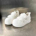 Damen Sneakers mit praktischem Klettverschluss und trendiger Plateausohle R&B