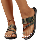 Damen Komfortsandalen mit modischem Camouflage-Design R&B