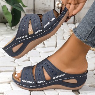 Damen Bequeme Clogs mit modischer Schnittführung R&B